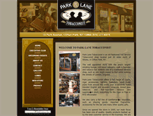 Tablet Screenshot of parklanetobacconist.com